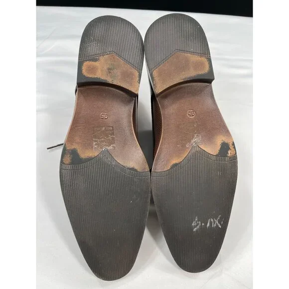 Tayno Brown Leather Oxfords SKU 7503 Size 9.5 - Picture 6 of 11